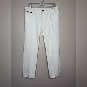 Lauren Ralph Lauren Cream Trousers Horseshoe Tag Size 10